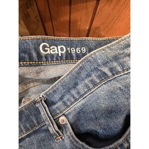 GAP 1969 authentic‎ real straight, ankle length jeans sz 32r